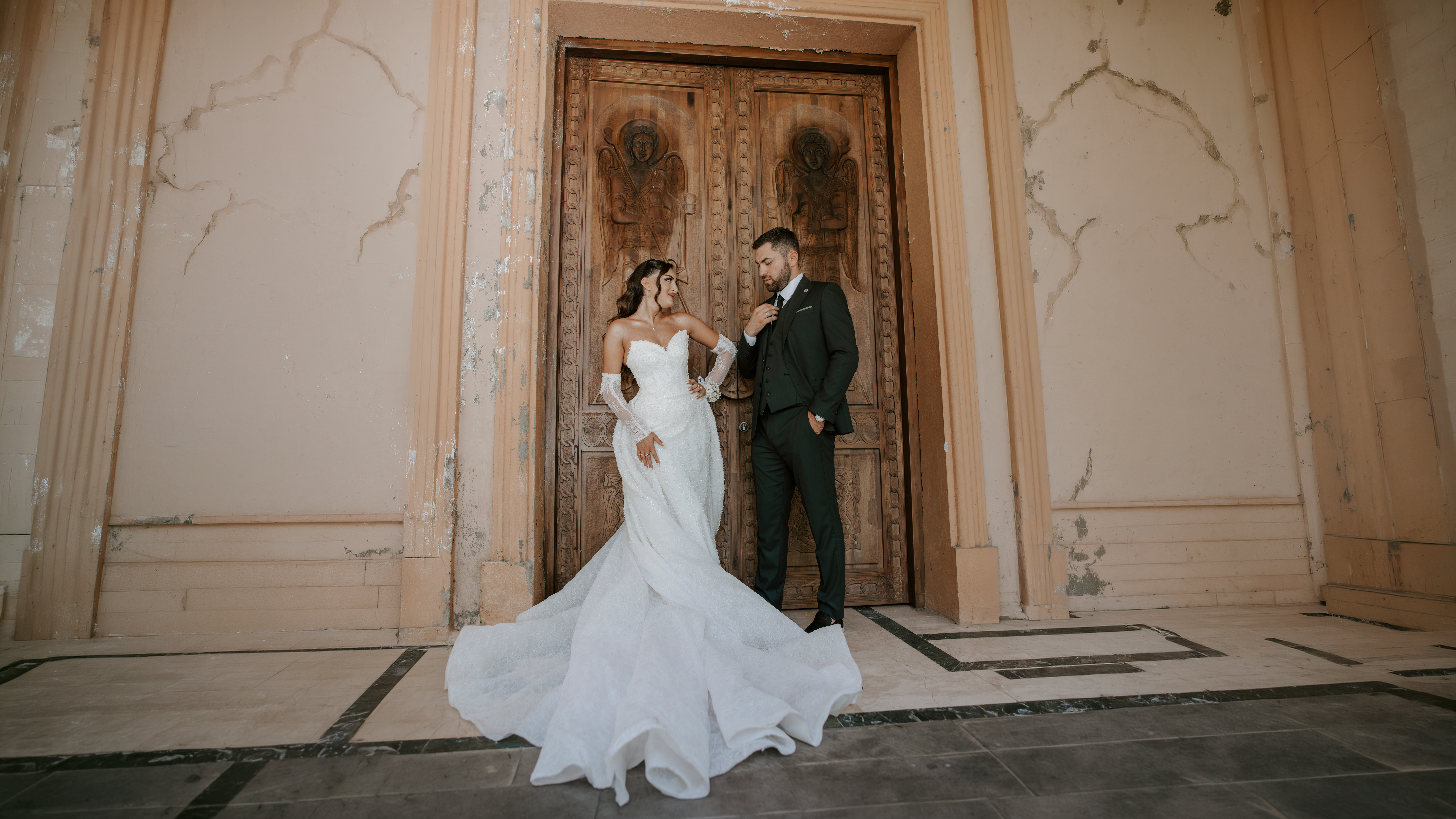 Wedding day captured in focus